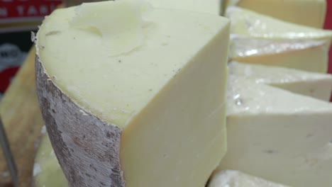 assortment of white cheese