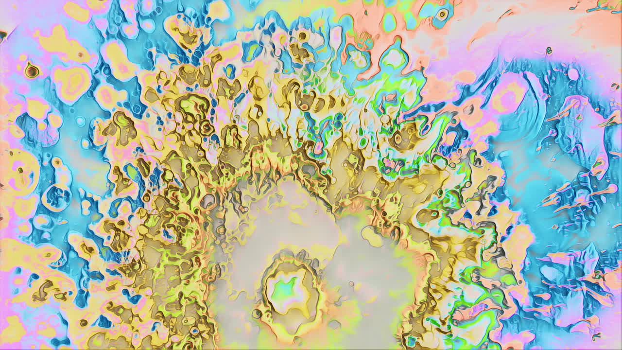 holographic art background colorful ink splash