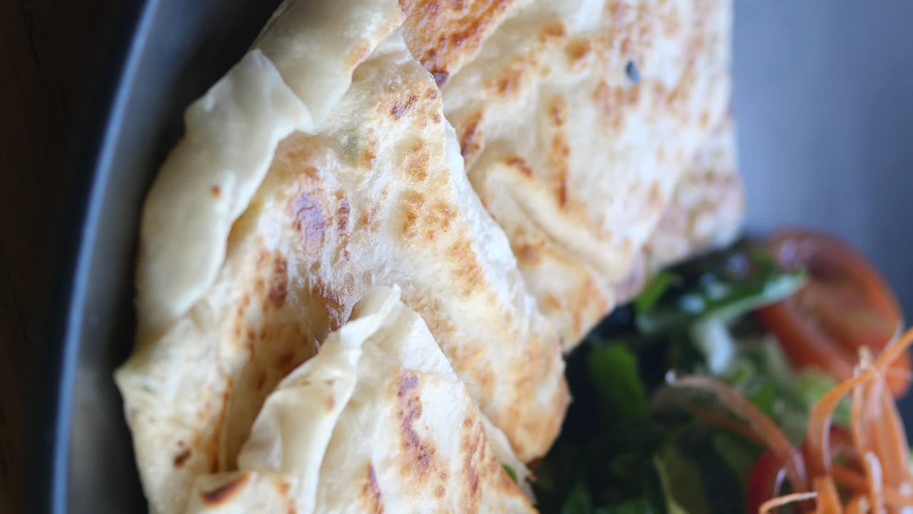 Indian/Pakistani food with salad