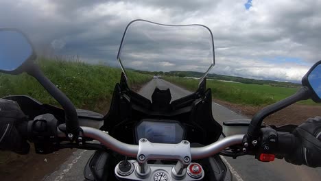 motorcycle ride through scotland farmlands spring 6 of 6
