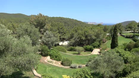 nature and landscapes on the island of ibiza