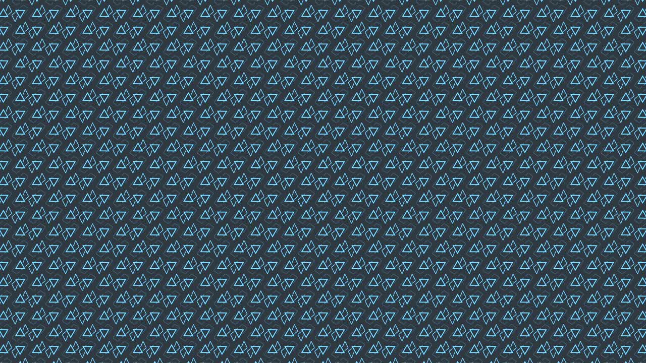 삼각형 원활한 기하학적 패턴 모션 그래픽 애니메이션 배경 오버레이 시각 효과 기호 대칭 선 모양 디자인 환상 4k 푸른색
