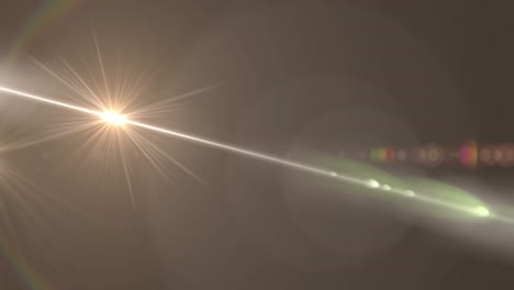 animación de rastros de luz y puntos sobre fondo negro