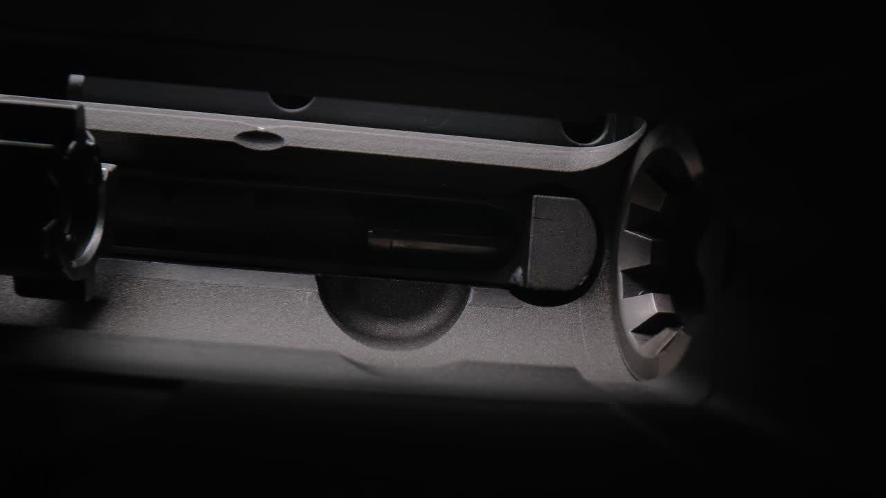 Inside View of a Gun's Loading Chamber