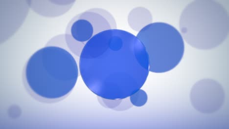 patrón de círculos azul degradado