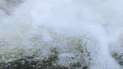 Close-up-shot-of-fresh-clear-spring-water-bubbling-and-swirling