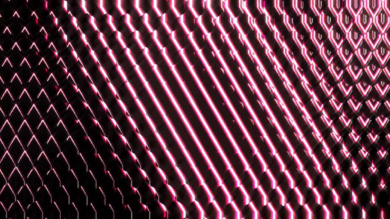 Beautiful video Lines of abstract backgrounds in multicolor textures. With red color reflection.