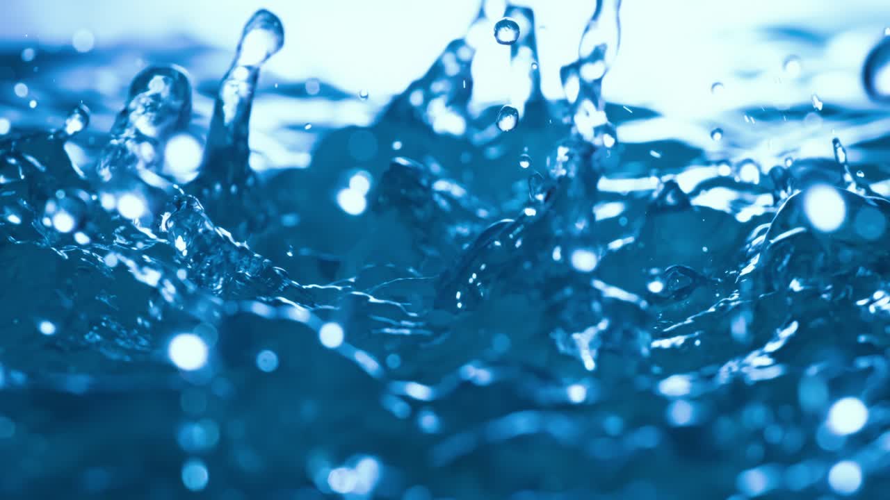 물 스플래시의 근접