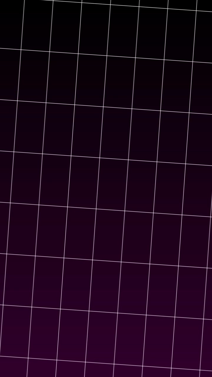 Animated Retro Grid Lines Moving on Dark Background