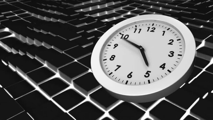 White clock