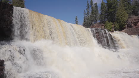 Gooseberry-Falls-in-Full-Flow-at-Minnesota-State-Park