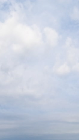 el cielo nublado