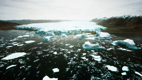 Vista-Panorámica-Del-Gran-Glaciar-En-Alaska