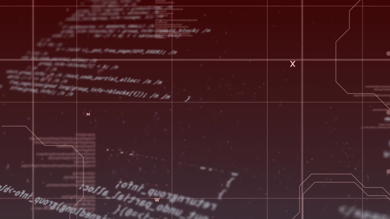 animación del procesamiento de datos científicos sobre un fondo negro