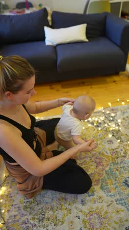 momentos familiares con un bebé