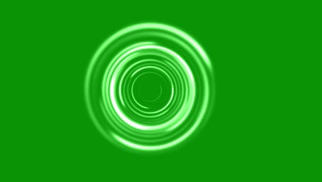 magic swirl motion graphics with green screen background