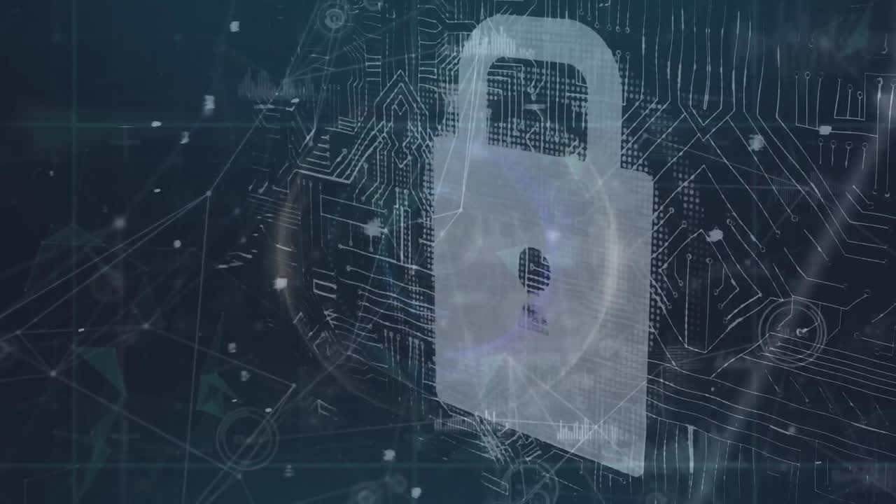 animación de la red de conexiones en todo el mundo