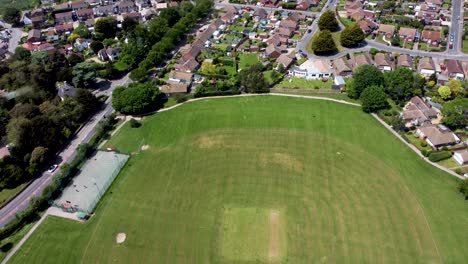 Video-De-Dron-De-4k-Del-Campo-De-Recreo-En-Herne-Kent