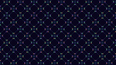 geometric grid intricate lines and dots pattern