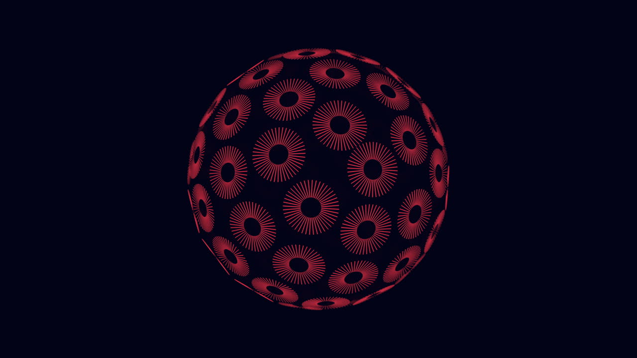 화려한 3d 렌더링: 원형 패턴의 대담한 은 구