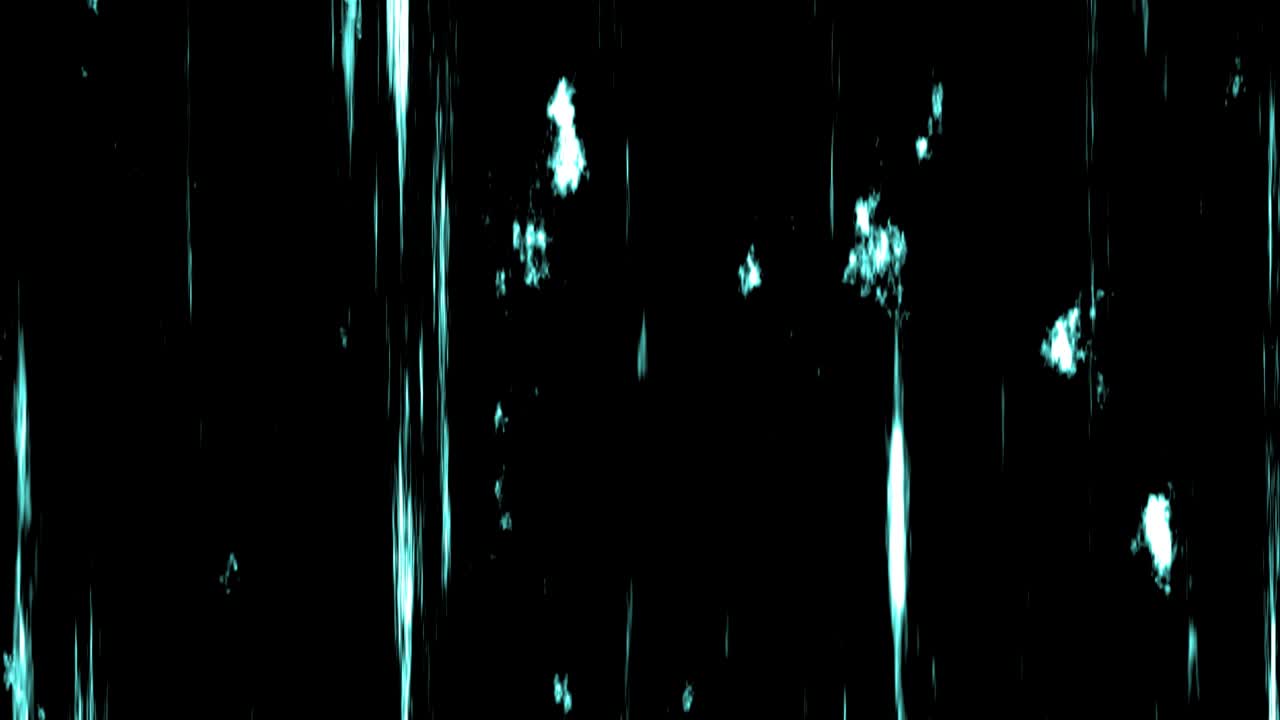 비가 내리는 폭우 효과 배경