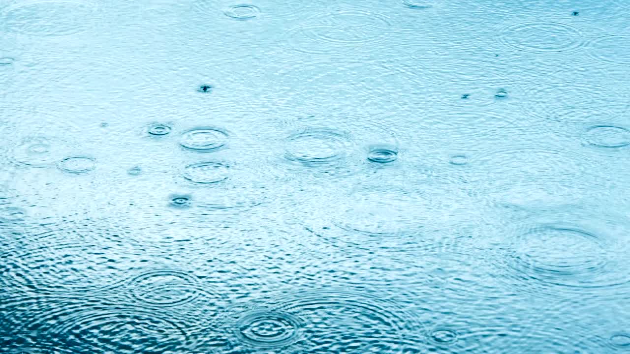 추상적인 배경, 물 위에  ⁇ 방울