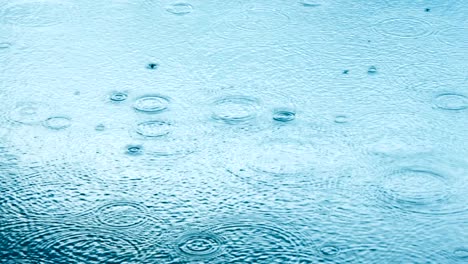 fondo abstracto, gotas de lluvia en el agua