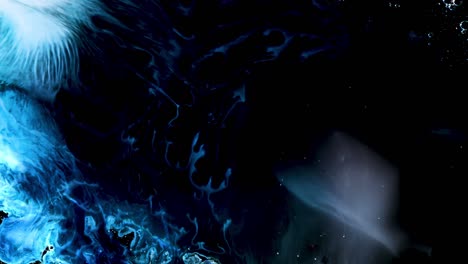nubes de nebulosa espacial azul fondo de textura cósmica