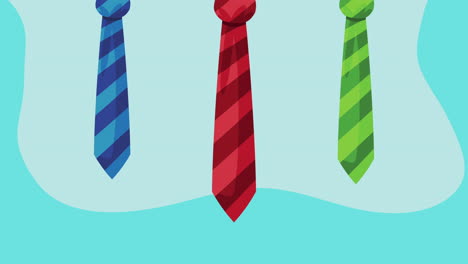 Colorful Striped Neckties