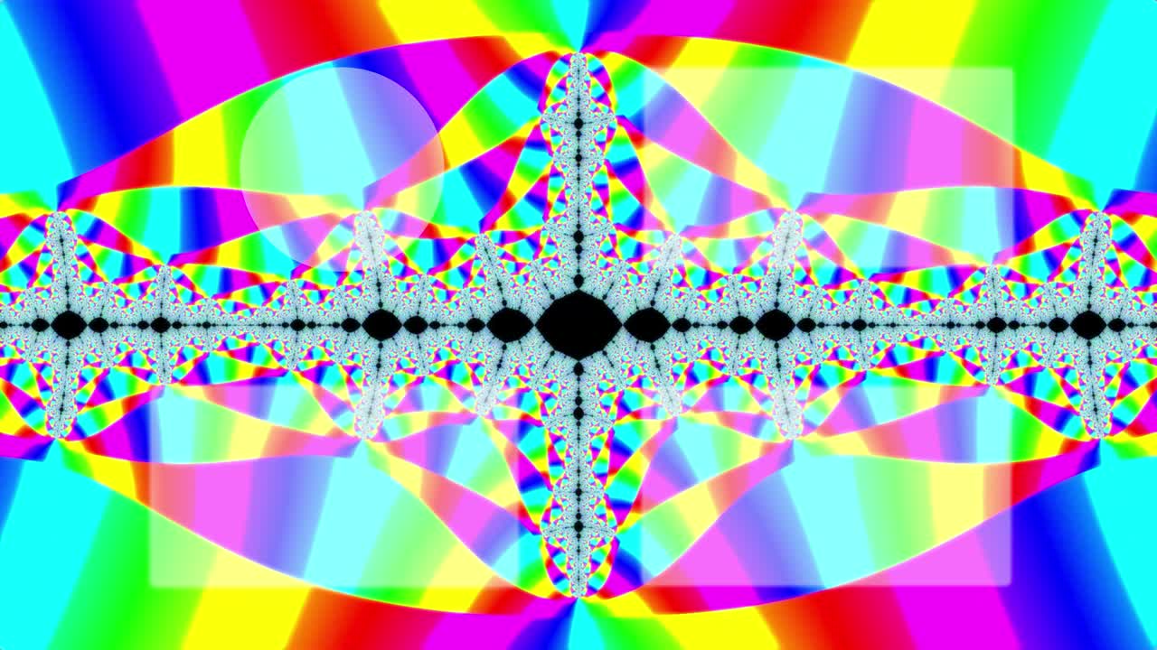 psicodélico llamativo final de la tarjeta final de la pantalla gráficos de movimiento