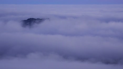 time lapse of clouds and fog moving across the oregon cascade range 1