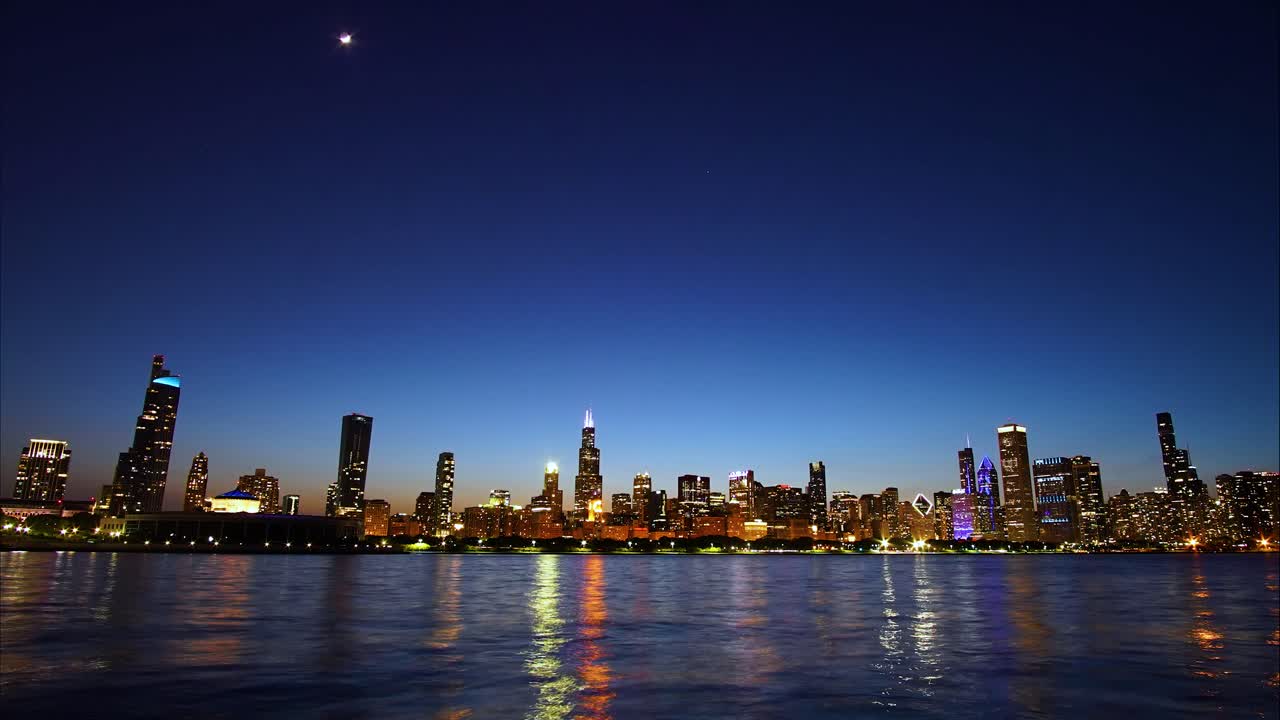 A day to night timelapse of the Chicago skyline in the heart of summer.
