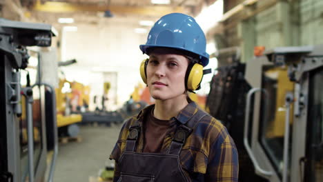 female worker at the factory