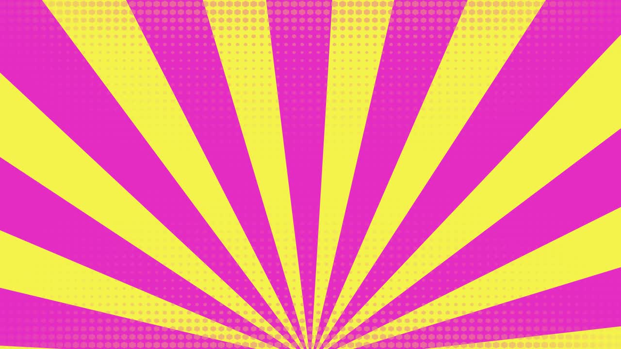 Sfondo pop art con pois e linee di velocità