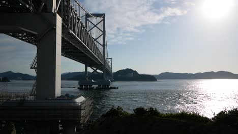 blue-sky-and-huge-bridge-above-blue-sea