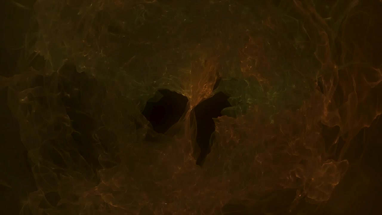 Abstract Glowing Fractal Pattern