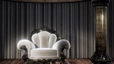 luxurious-theater-curtain-stage-with-chair