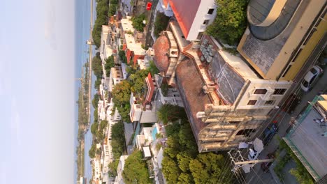 Regina-Angelorum-Church-and-Convent-with-sea-in-background,-Santo-Domingo-in-Dominican-Republic-1