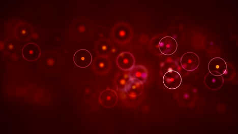 4k círculo fluindo no espaço. fundo abstrato. loop sem costura. verificar a minha página para deffrent fundo