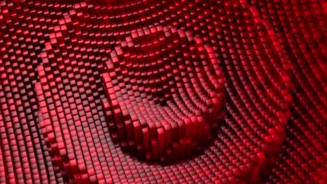 boxes form a wave
