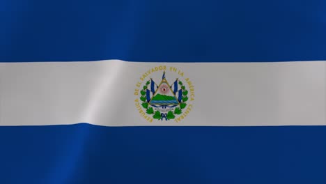 el salvador waving flag 4k moving wallpaper background