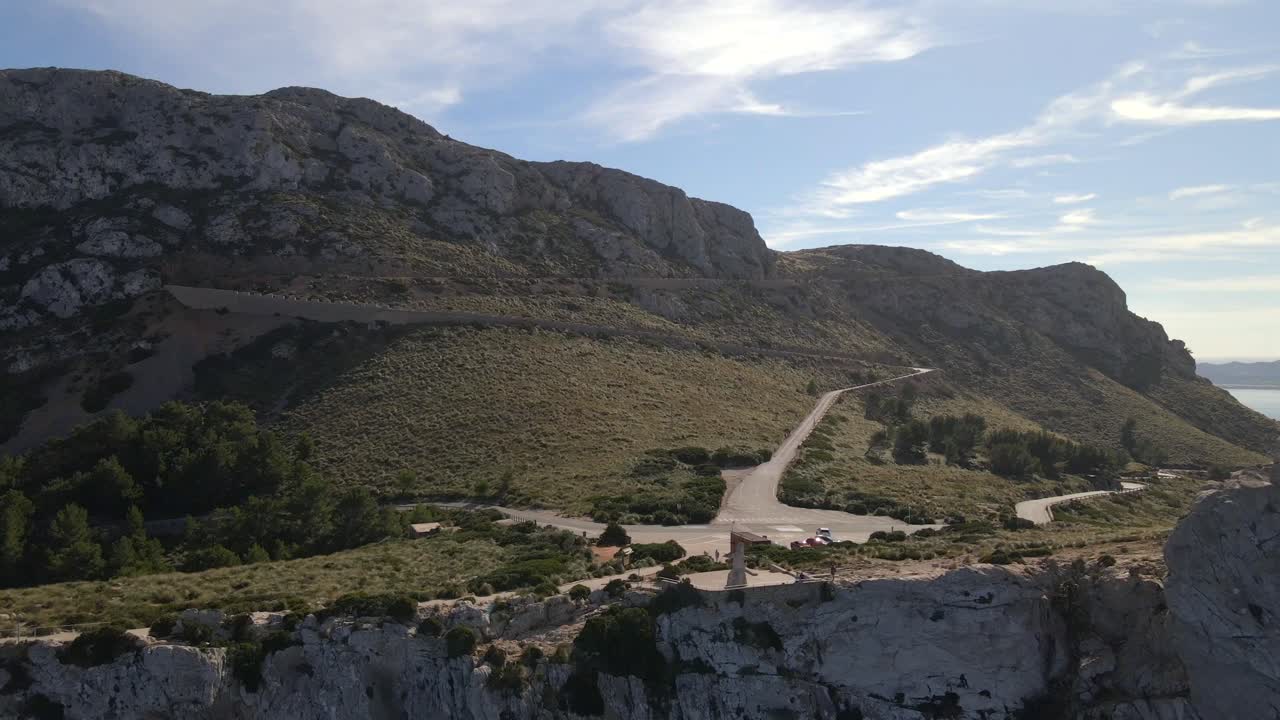 Discover stunning landscapes featuring the rugged beauty of Pollensa, the winding roads of Cap Formentor, and the serene charm of Faro Formentor, framed by dramatic cliffs and coastal vistas.