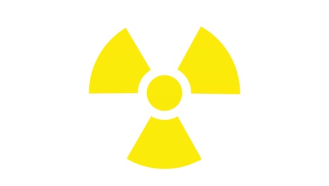 nuclear symbol flashing icon loop