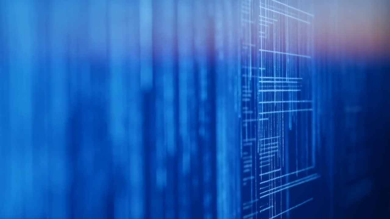 Abstract Digital Data Background