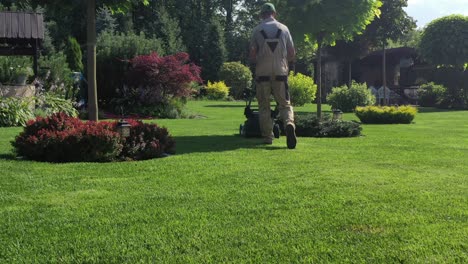 private estate lawn and garden.