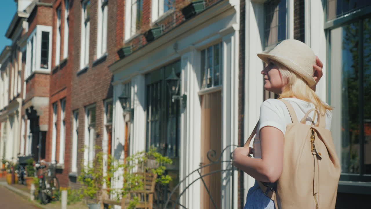 네덜란드 델프트의 젊은 여성