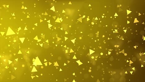golden triangles abstract background