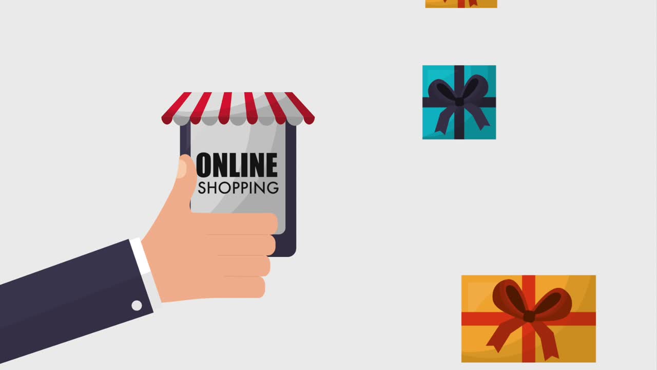 온라인 쇼핑 애니메이션 hd