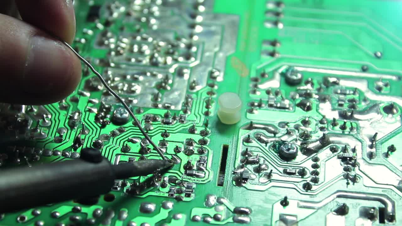 Soldering on a Circuit Board