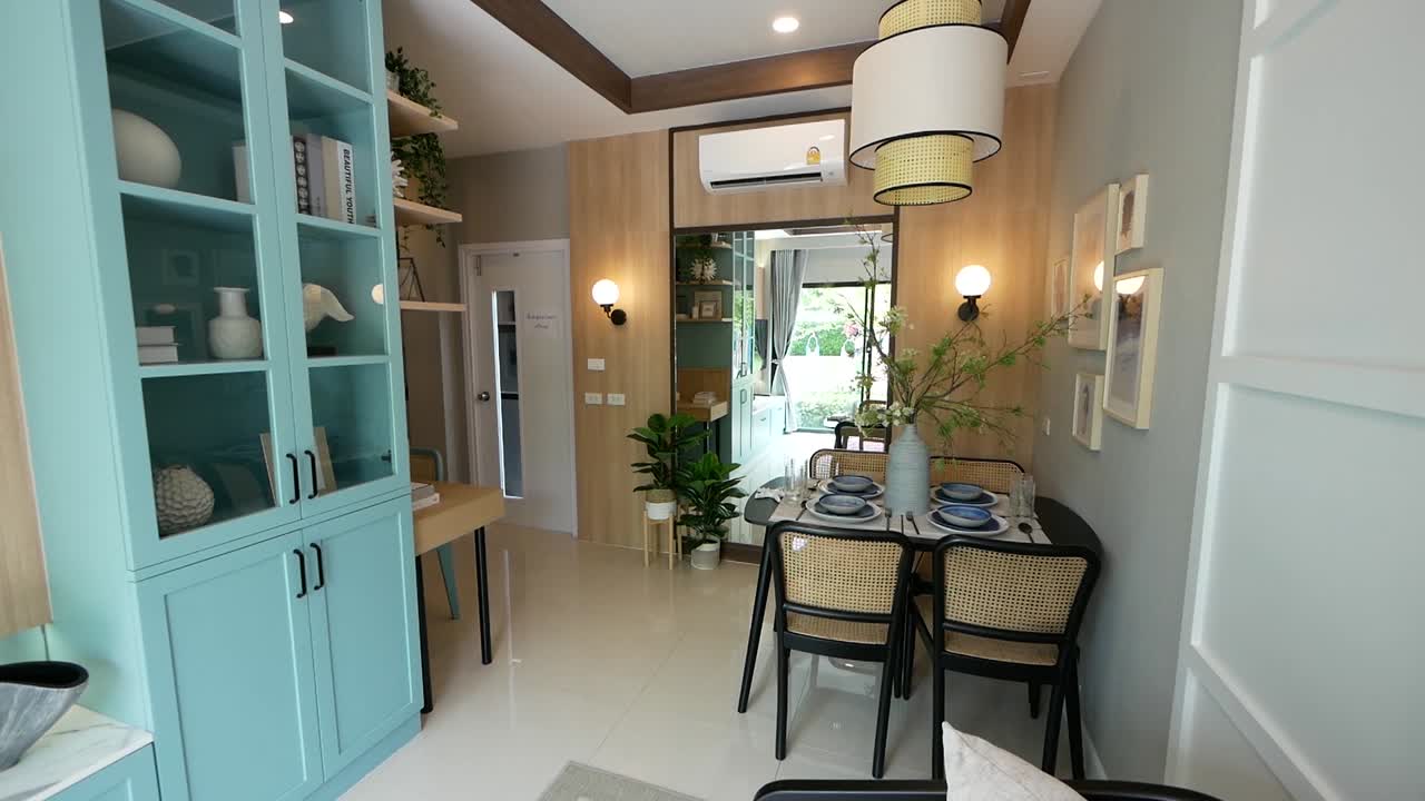 lindo y elegante diseño interior de la sala de estar, sin gente